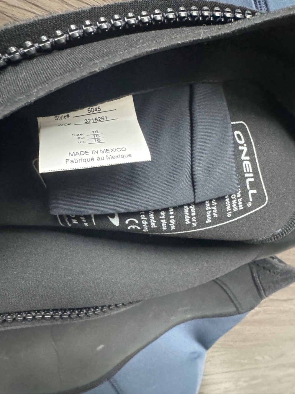 O'Neill Kids Short Sleeve Wetsuit - Blue/Black 16 - Picture 8 of 9
